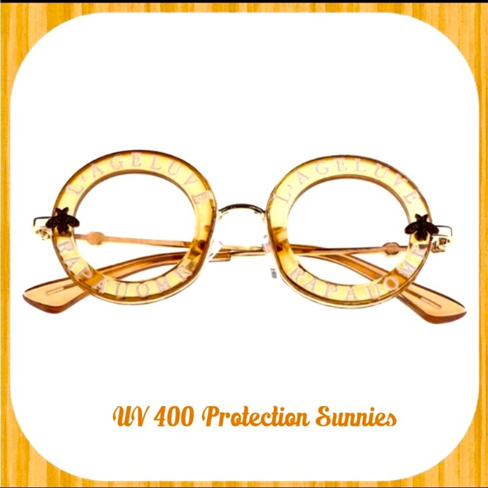 😎FUN FASHION SUNNIES-KIDS SIZE CHAMPAGNE COLOR😎